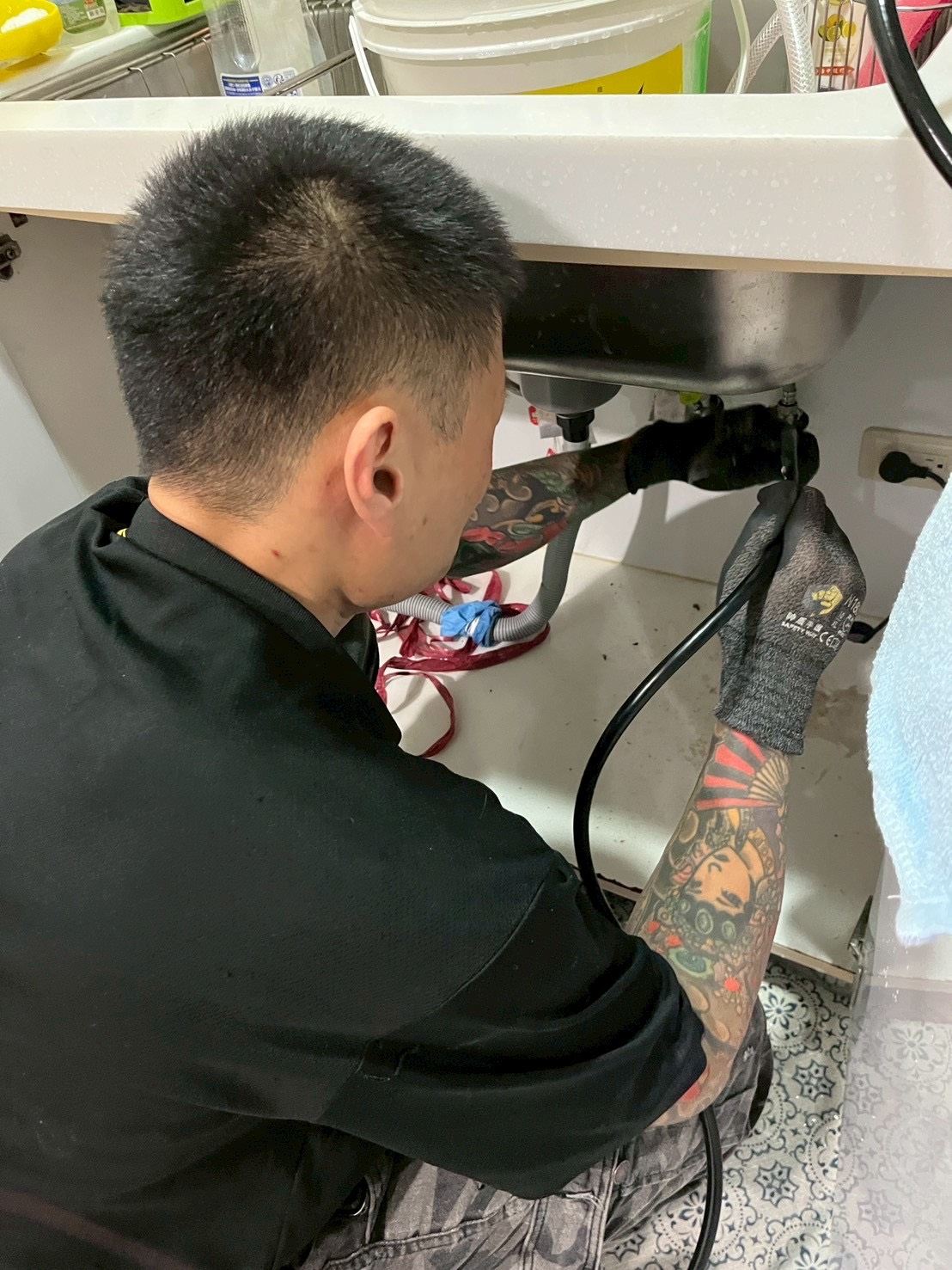 水刀通水管工程